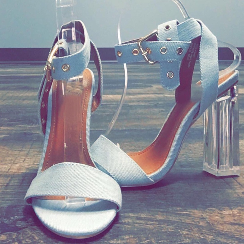 Denim Heels